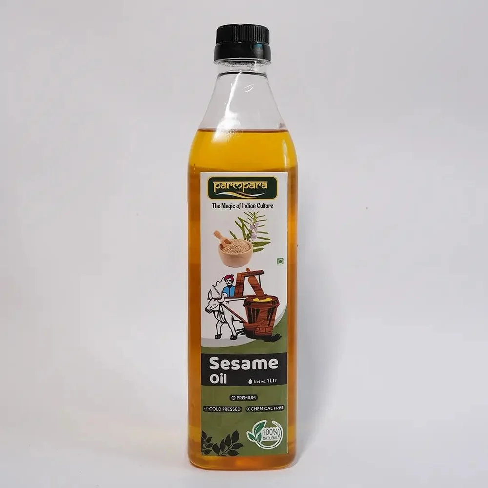 Mono Saturated Parmpara Organic Sesame Oil, Packaging Type: Plastic Bottle, Packaging Size: 1 litre