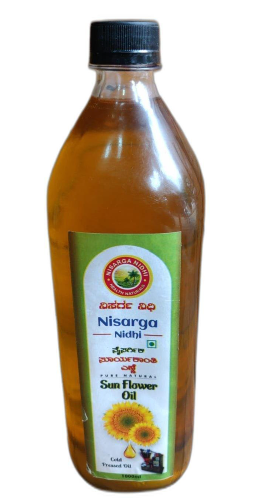 Nisarga Vitamin A 1L Sunflower Oil, Packaging Type: Plastic Bottle, Packaging Size: 1 litre