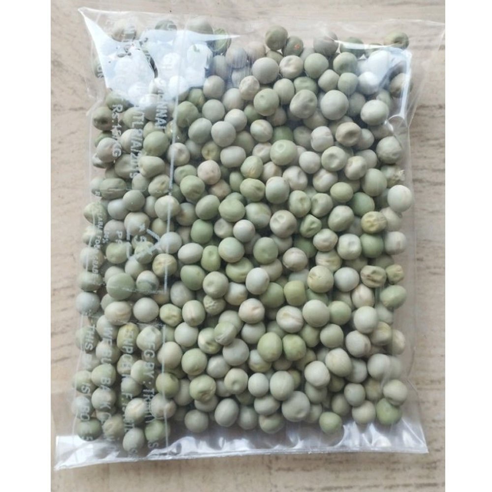 A Grade Organic Green Peas, Packet, Packaging Size: 500 Gm