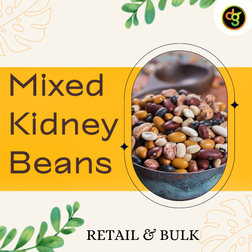 DG Organic Mixed Kidney Beans, High in Protein, Packaging Size: 1kg