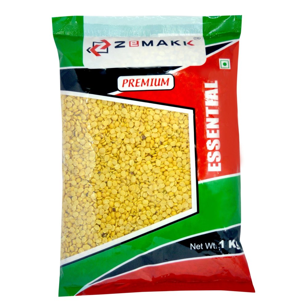 Yellow 1 Kg Zemakk Organic Toor Dal, High in Protein