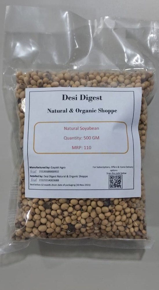 Desi Digest Indian 500g Organic Soybean