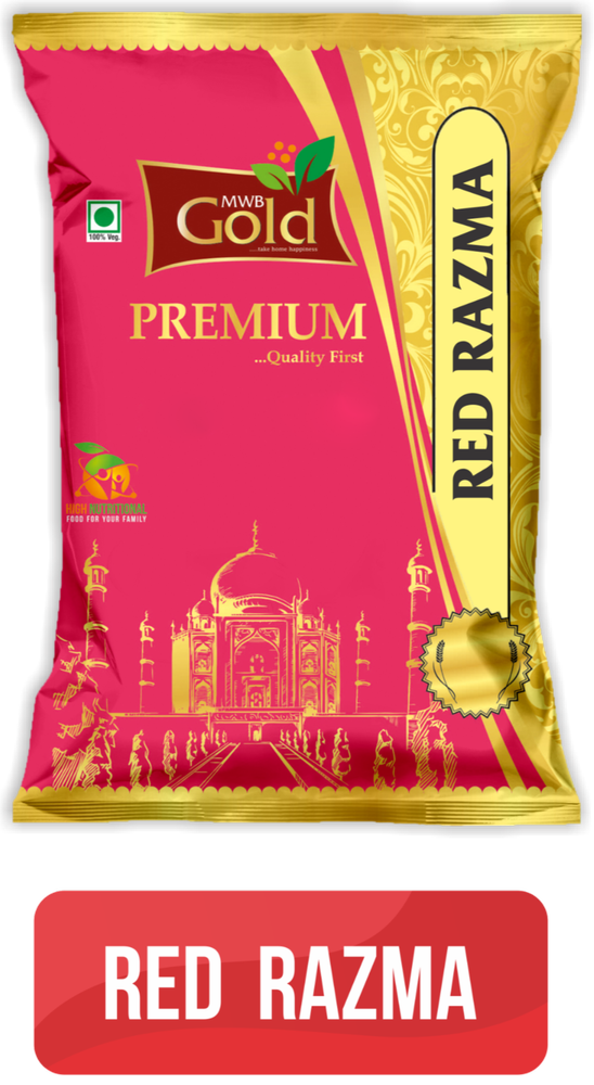 MWB Gold Premium Red Razma, High in Protein, Packaging Size: 500gms