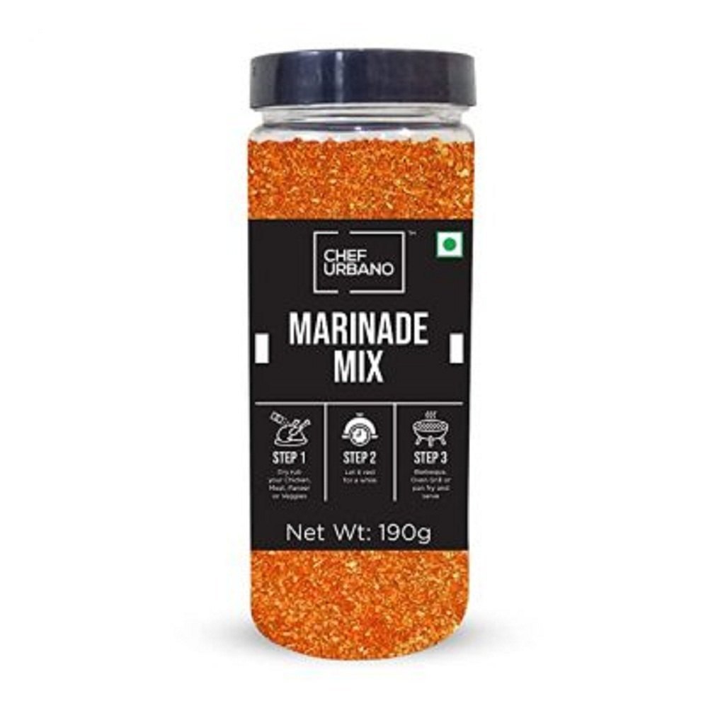 Chef Urbano Spice Mix Marinade Mix 190 Gms, For Food Processing, Packaging Type: Jar img