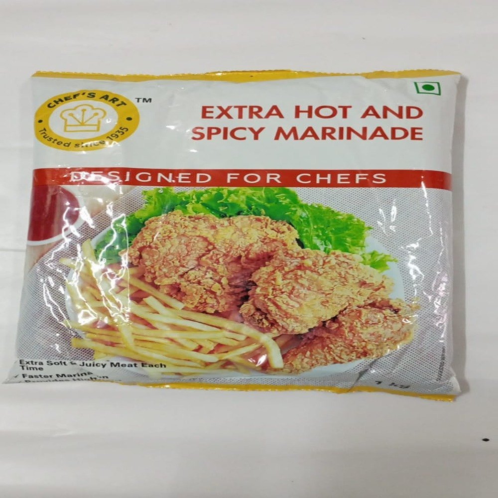 Chef Art Extra Hot And Spicy Marinade, Packaging Type: Packet, Packaging Size: 1 Kg img