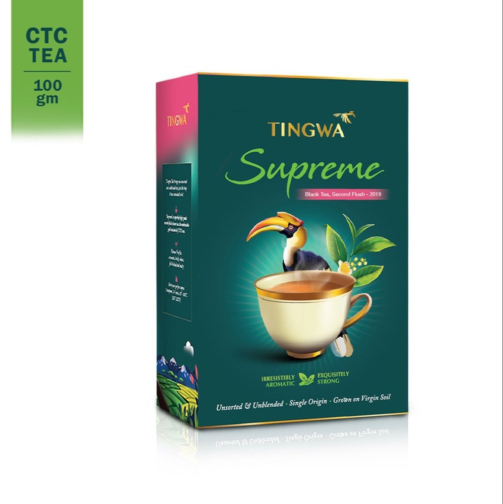 Tingwa- Supreme, Second- Flush, CTC Tea, 100gm Pack, Arunchal Pradesh, Granules