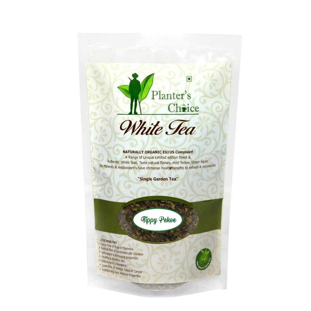 Packet Planters Choice Tippy Pekoe White Tea, Leaf, Packaging Size: 50 Gm