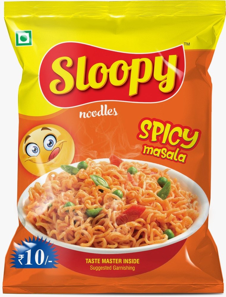 Sloopy Spicy Masala Noodles, Packaging Size: 60 gm, Packaging Type: Packets img