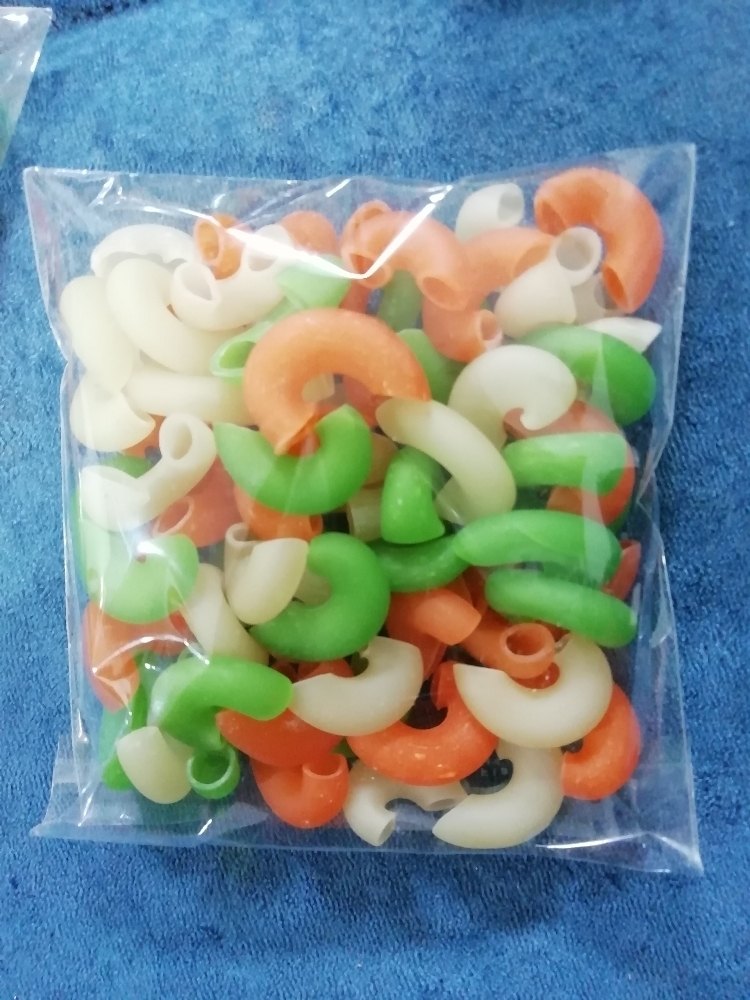 Five fingger Tricolor Pasta, For Home, Packaging Size: 1Kg & 5 Kg img