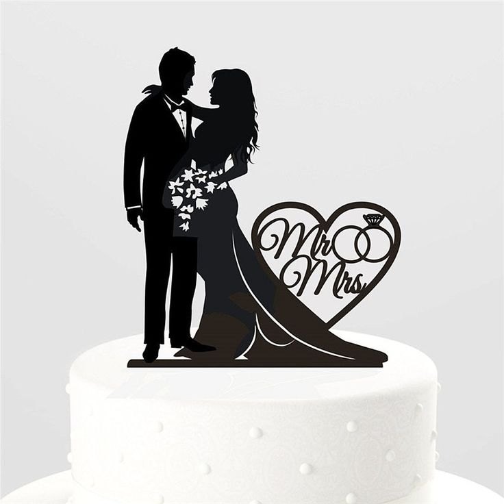 Black Couple Cake Topper, For Anniversaries, Packaging Type: Packet