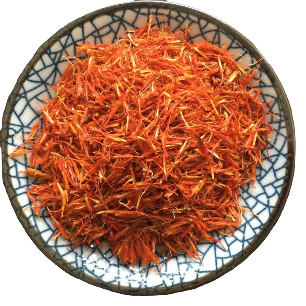 Orange Dried Carthamus Tinctorius Herb, Packaging Type: Loose img