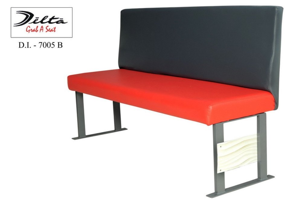 Steel Restaurant Sofa Bench, With Backrest