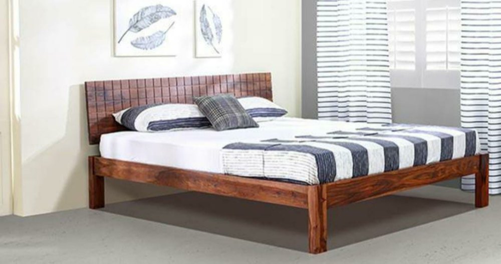 Sheesham Brown Hotel & Restaurant Furniture Bed