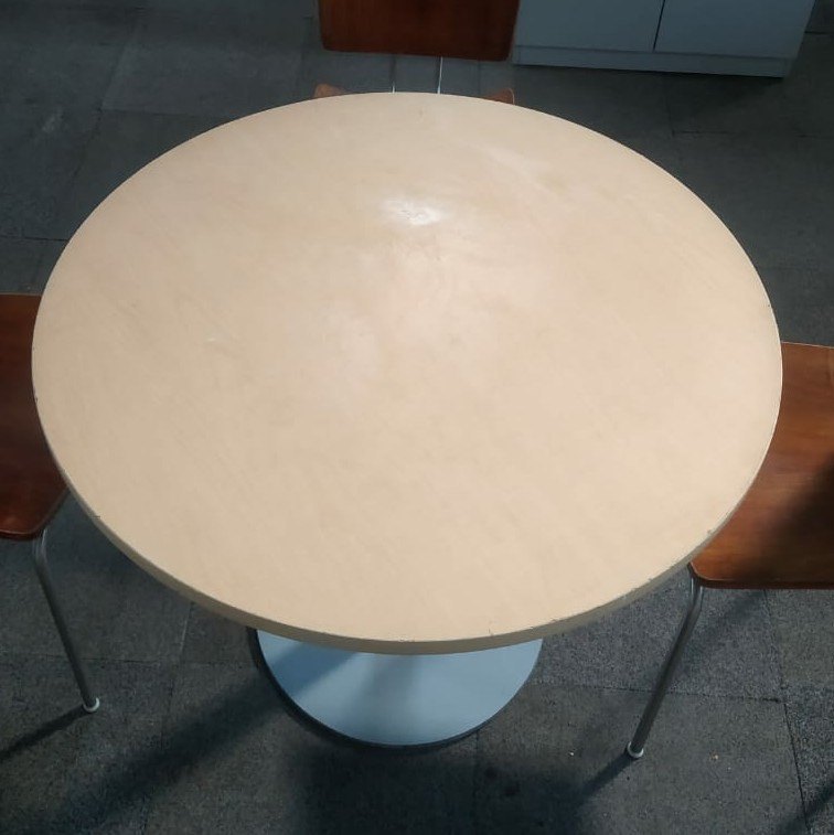 White Wooden Used Restaurant Table