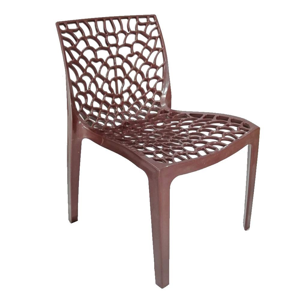 Metro Brown Plastic Cafe Chair