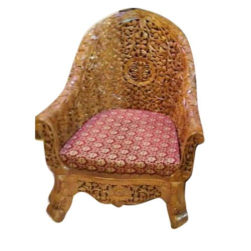 High Back Maharaja Teak Wooden Chair