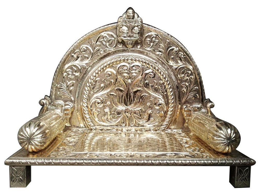 Antique Golden Maharaja Wedding Singhasan