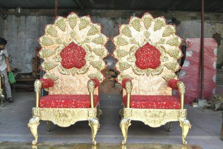 Brass Maharaja Chair