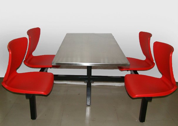 Canteen Table, Seating Capacity: 4, Size: 118 cm x 149.2 cm x 75 cm