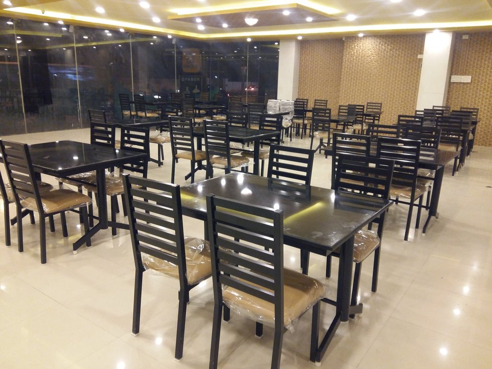 Mild Steel Black Cafe Tables & Chairs