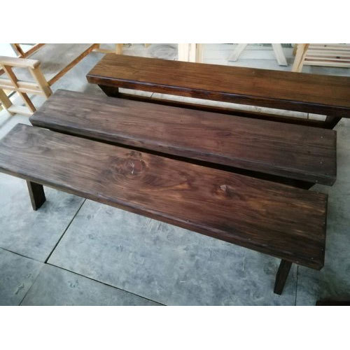 Canteen Pine Wood Bench