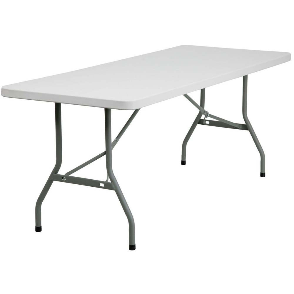 HKI White Folding Banquet Table