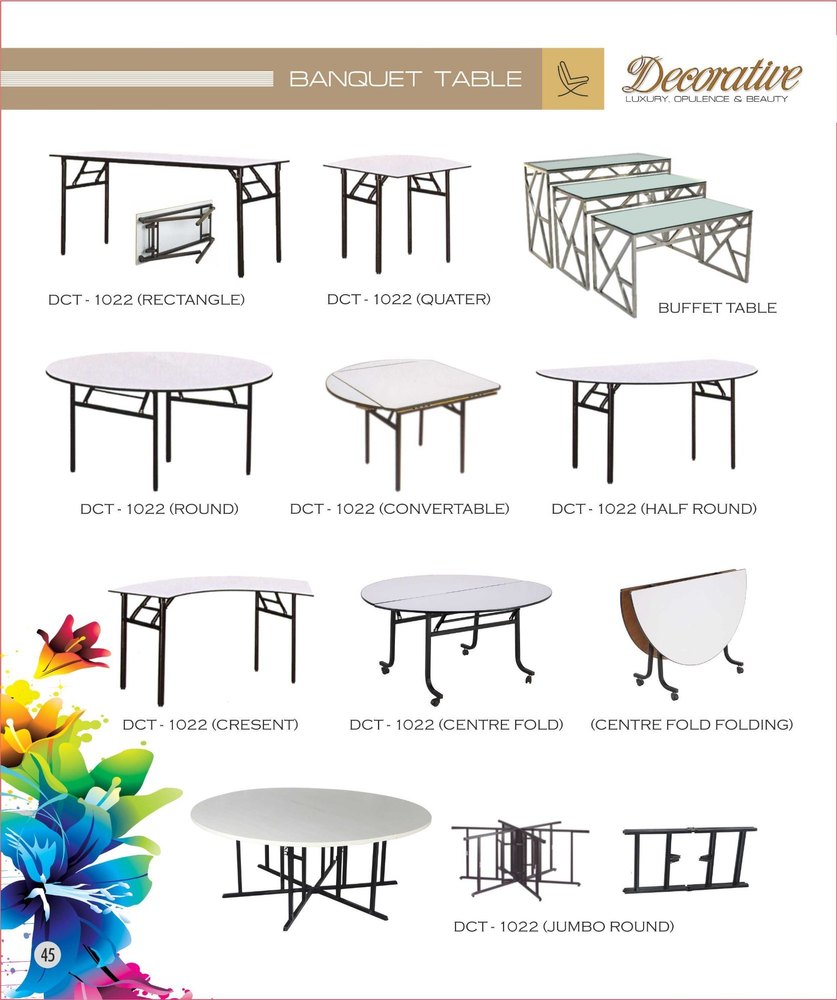 Decorative Multicolor Banquet Furniture, Model Number: 1022