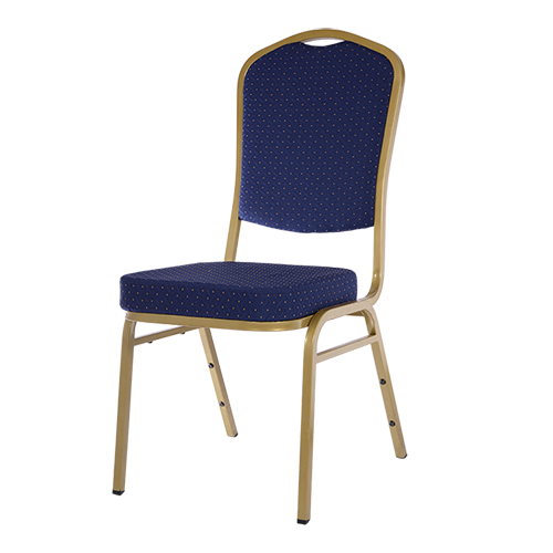 Blue Metal Banquet Chair