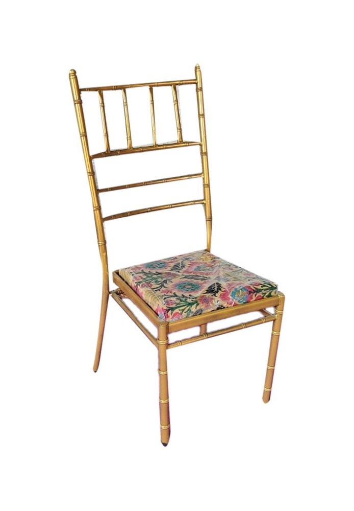 Paint Coated Golden Sivari Steel Chair CM-121, For Banquet Hall