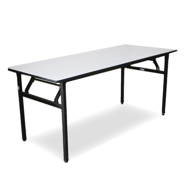 White Banquet Rectangular Table, Size: 6ft X2ft