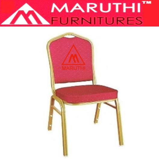 Maruthi Cushion Fabric Banquet Hall Chair, Size: Standard