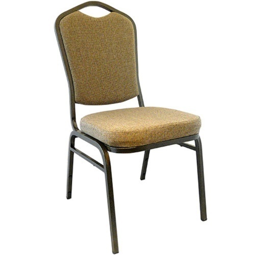 Black Fabric MS Frame Banquet Chair, Seating Capacity: 125kg, Size: 16 X 16