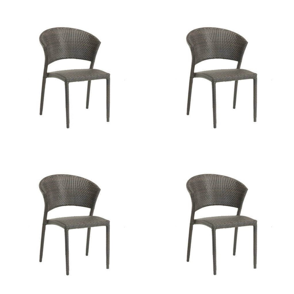 100 Kg Aoctane Aoctane Stacking Chair Set Of 4 (od-27)