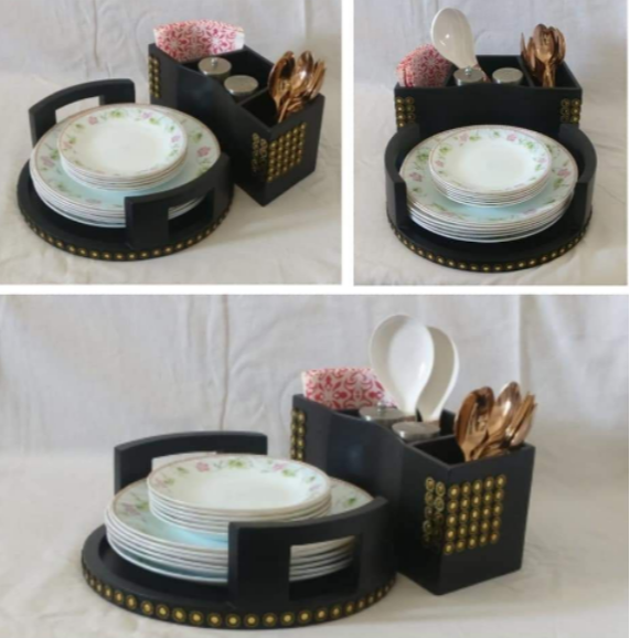 Black Buffet Organizer