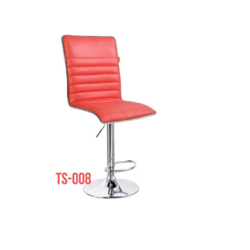 Red High Back Bar Chair