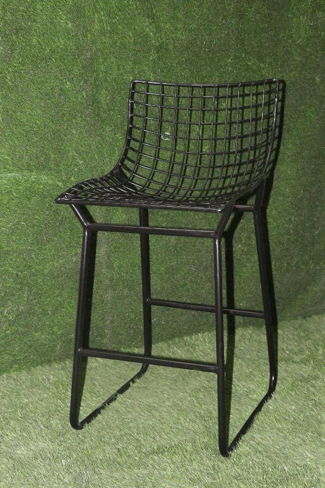 Iron wier Bar Chair, Size: 40*40*105