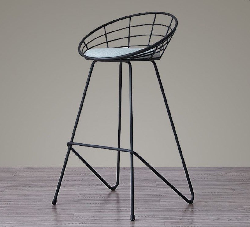 Iron Bar Stool, For Restaurant