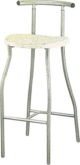 Decorative Black Metal Bar Stool, For Restorant