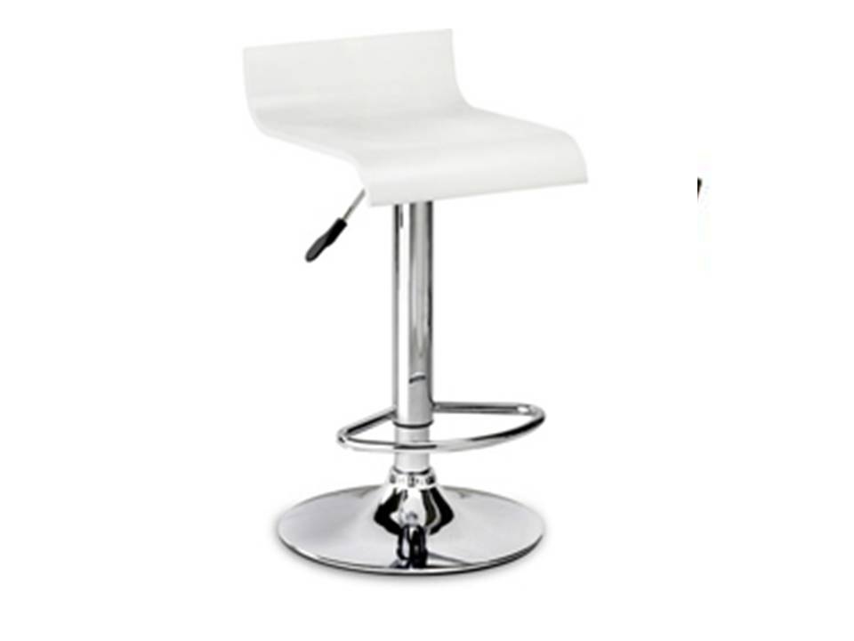 PL White Bar Stool