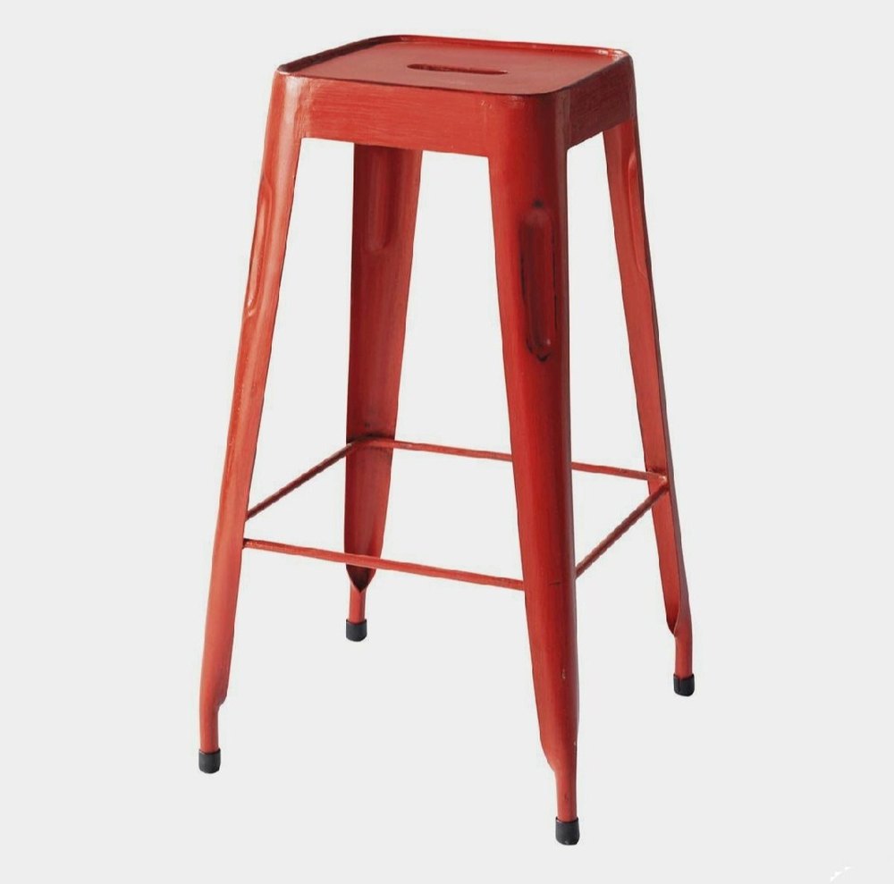 Mild Steel Metal Bar Stool, Number Of Legs: 4, Size: 30 Seat Height