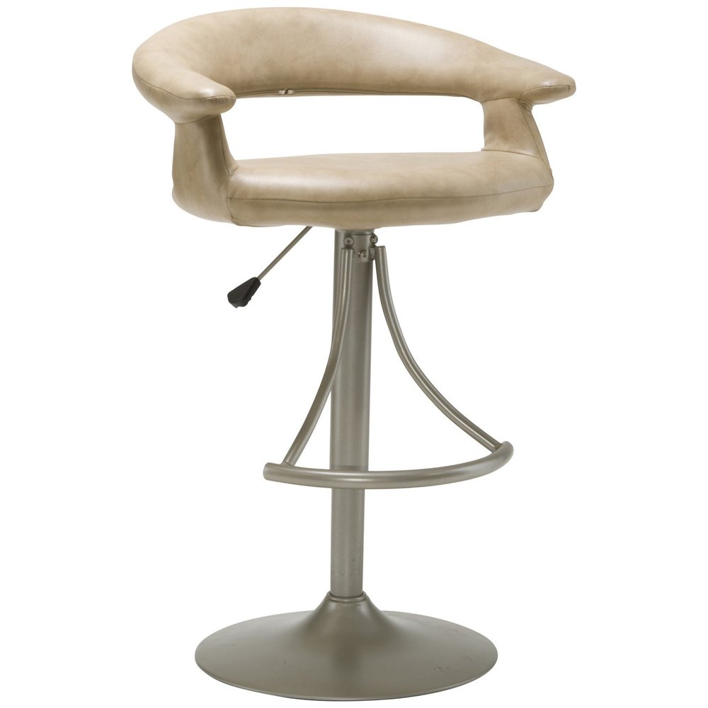 Cream Adjustable Bar Stool, Size: 28 Inches High