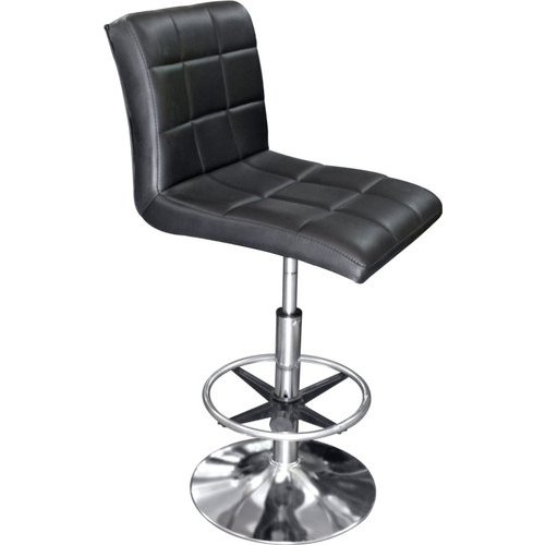 Black Ss Leatherette Bar Stool, Adjustable: Yes, Rotatable: Yes