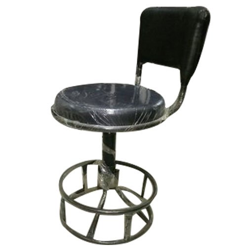 Mild Steel Revolving Lower Back Bar Stool