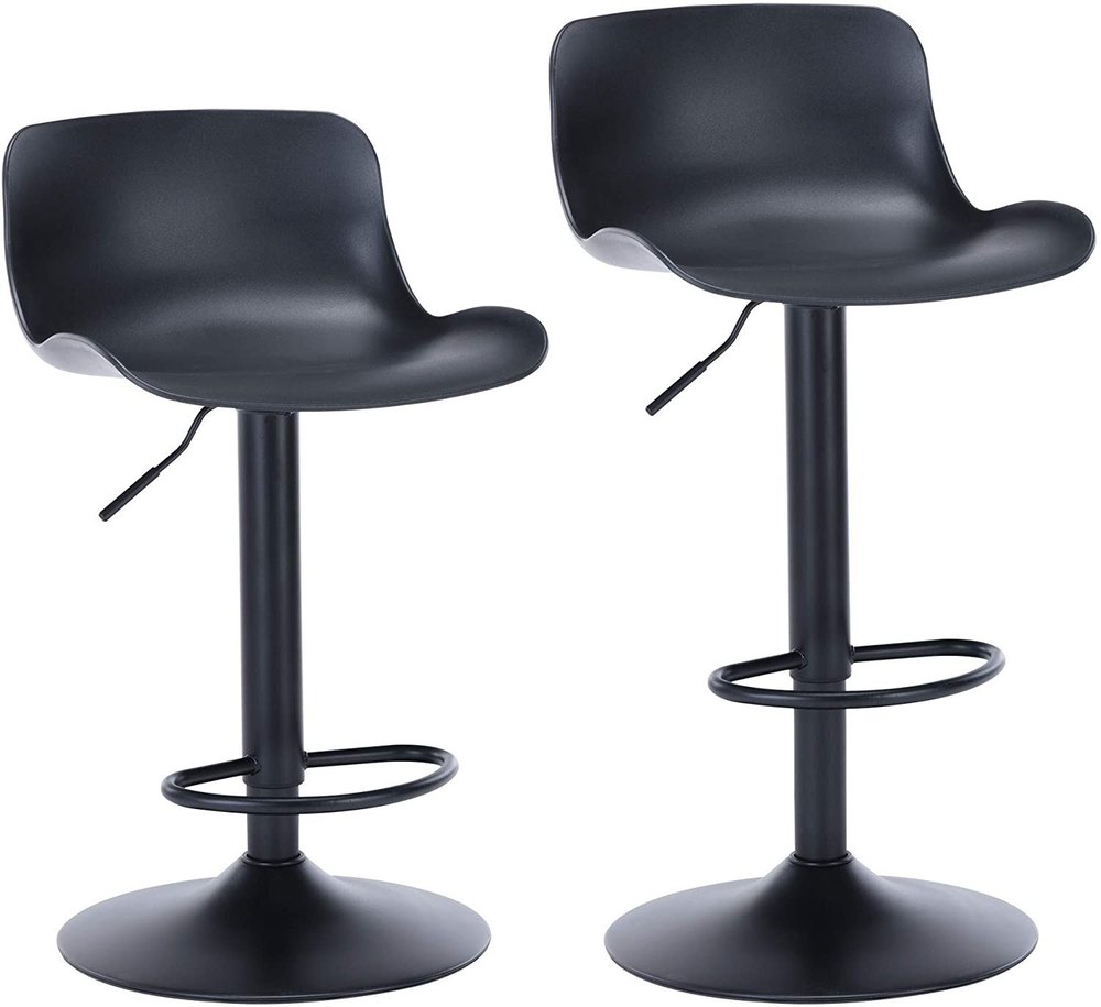 Dev Chair Black Adjustable Bar Stool