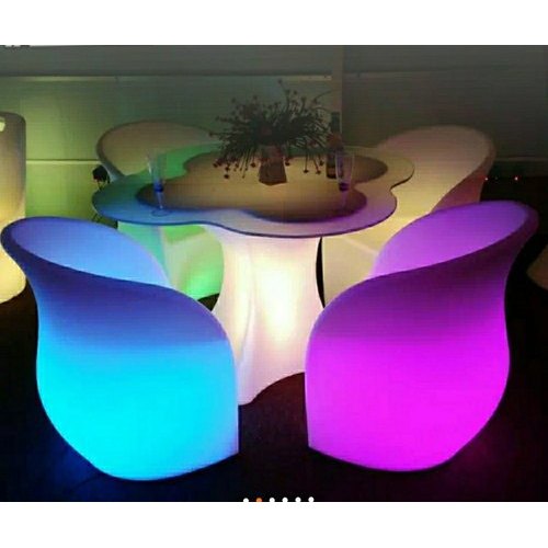 Plastic SS LED Nightclub Chairs, Charging Hrs: 4-6 Hours