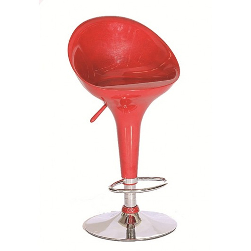 S. Comfort Red, Silver SC-X109 Bar Stool