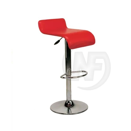 Red And Silver Acrylic Bar Stools