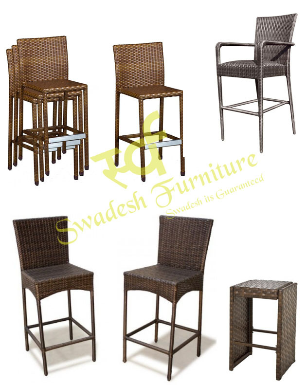 Wicker Bar Stool