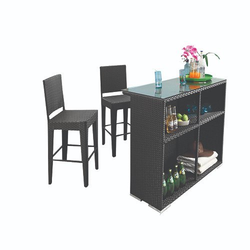 Brown Bar Furniture Bar Table, Seating Capacity: 2