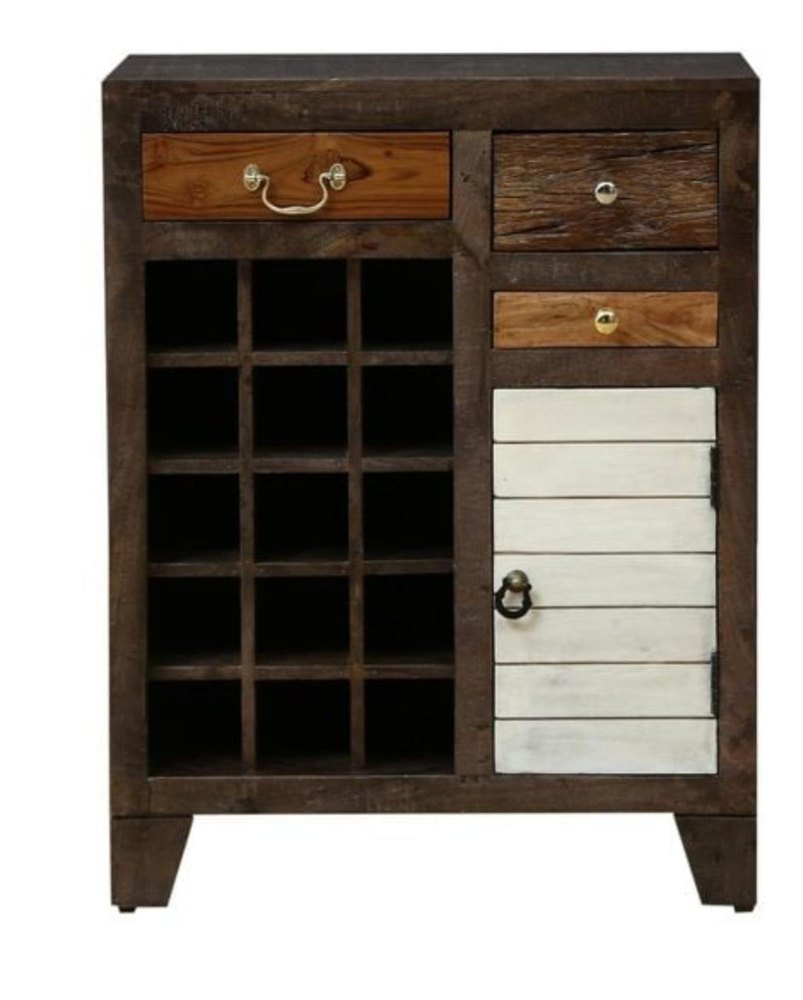 Sheesham Wood Wooden Bar Cabinet, Modern